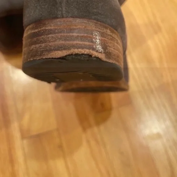 Ugg gray leather Caitlyn boots - Picture 13 of 14